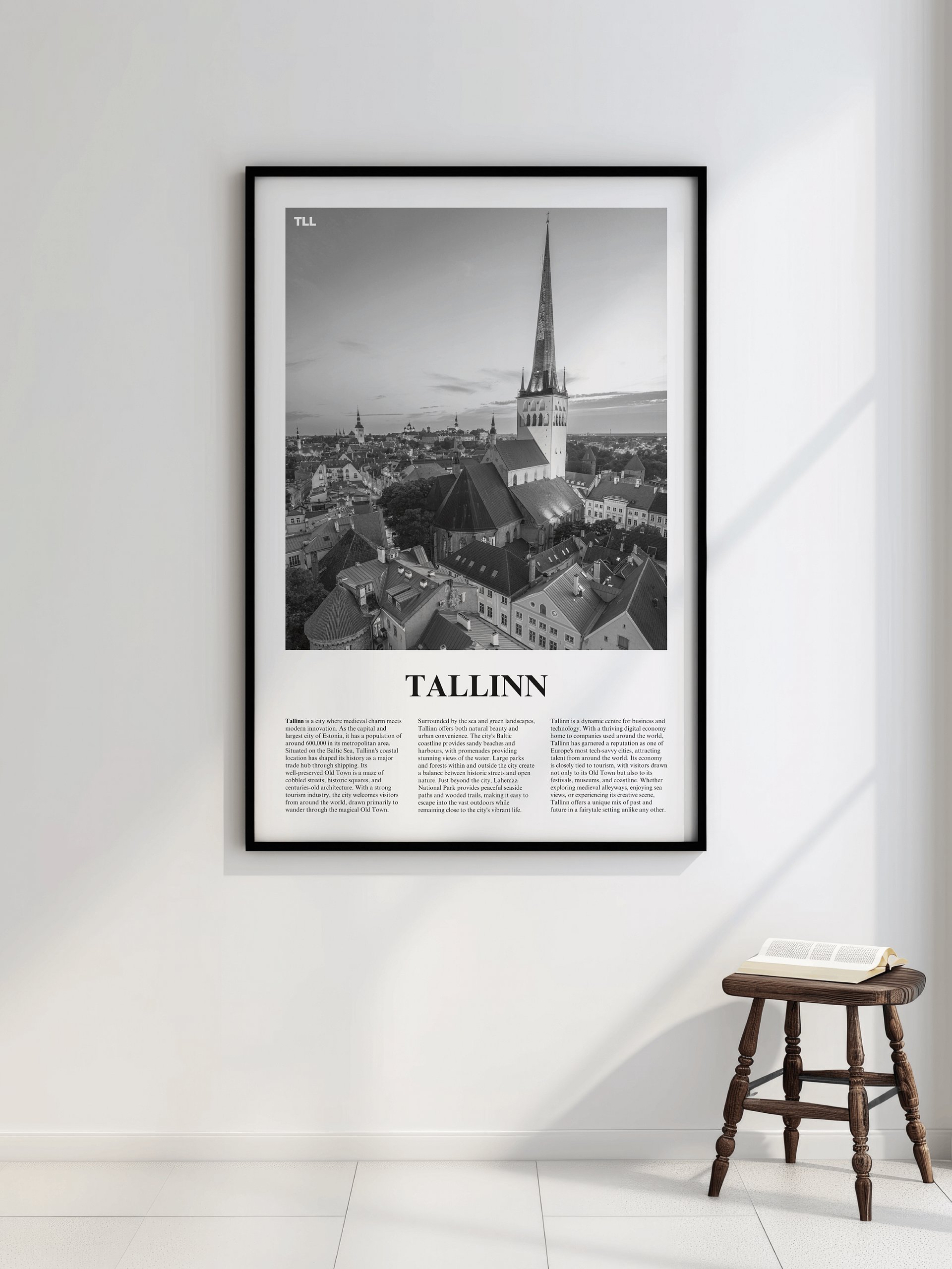Tallinn 02 Newspaper Poster product image (2)
