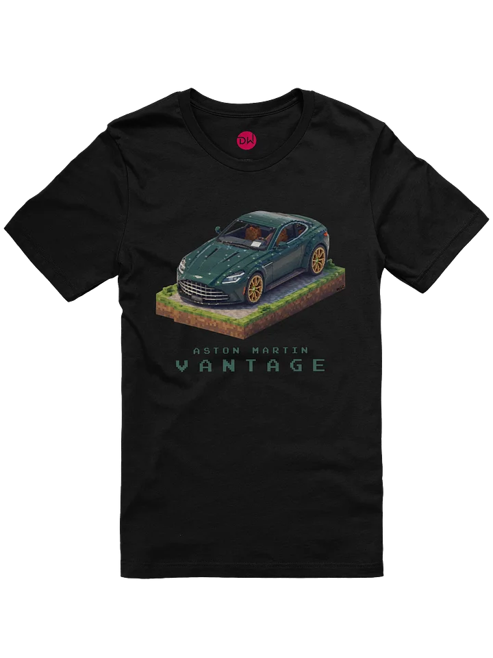 Green Aston Martin Vantage Shirt (Pixel, Retro, Minecraft) product image (2)