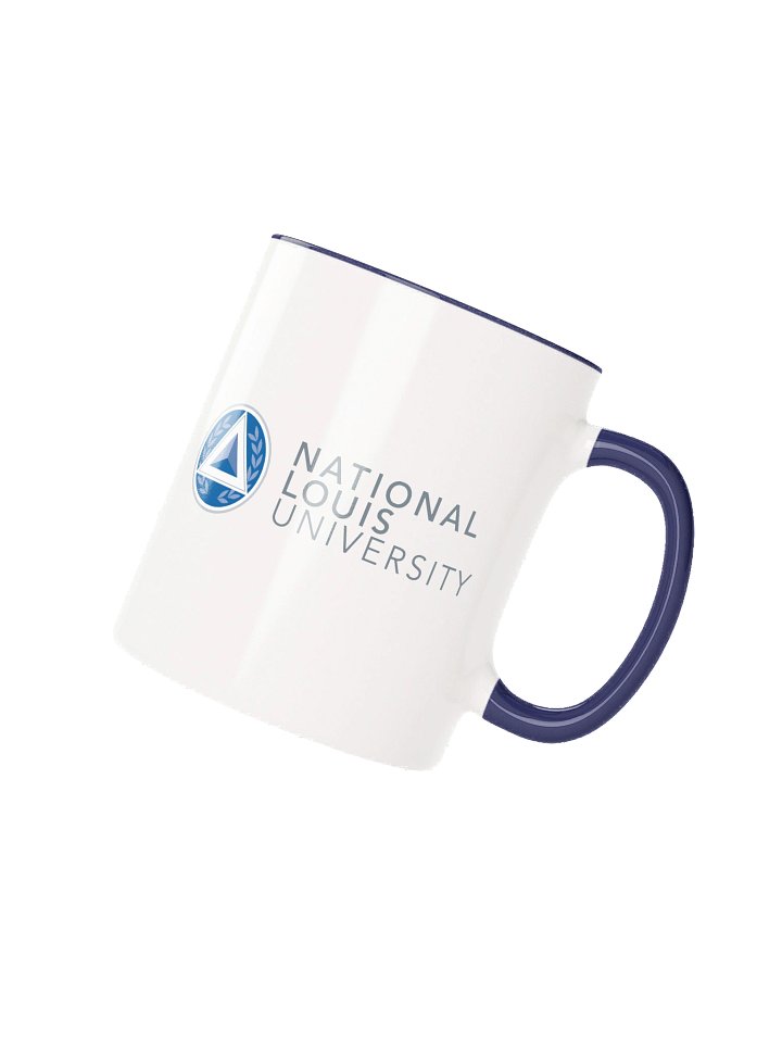 NLU Logo 11 oz Ceramic Mug - White and Navy product image (2)