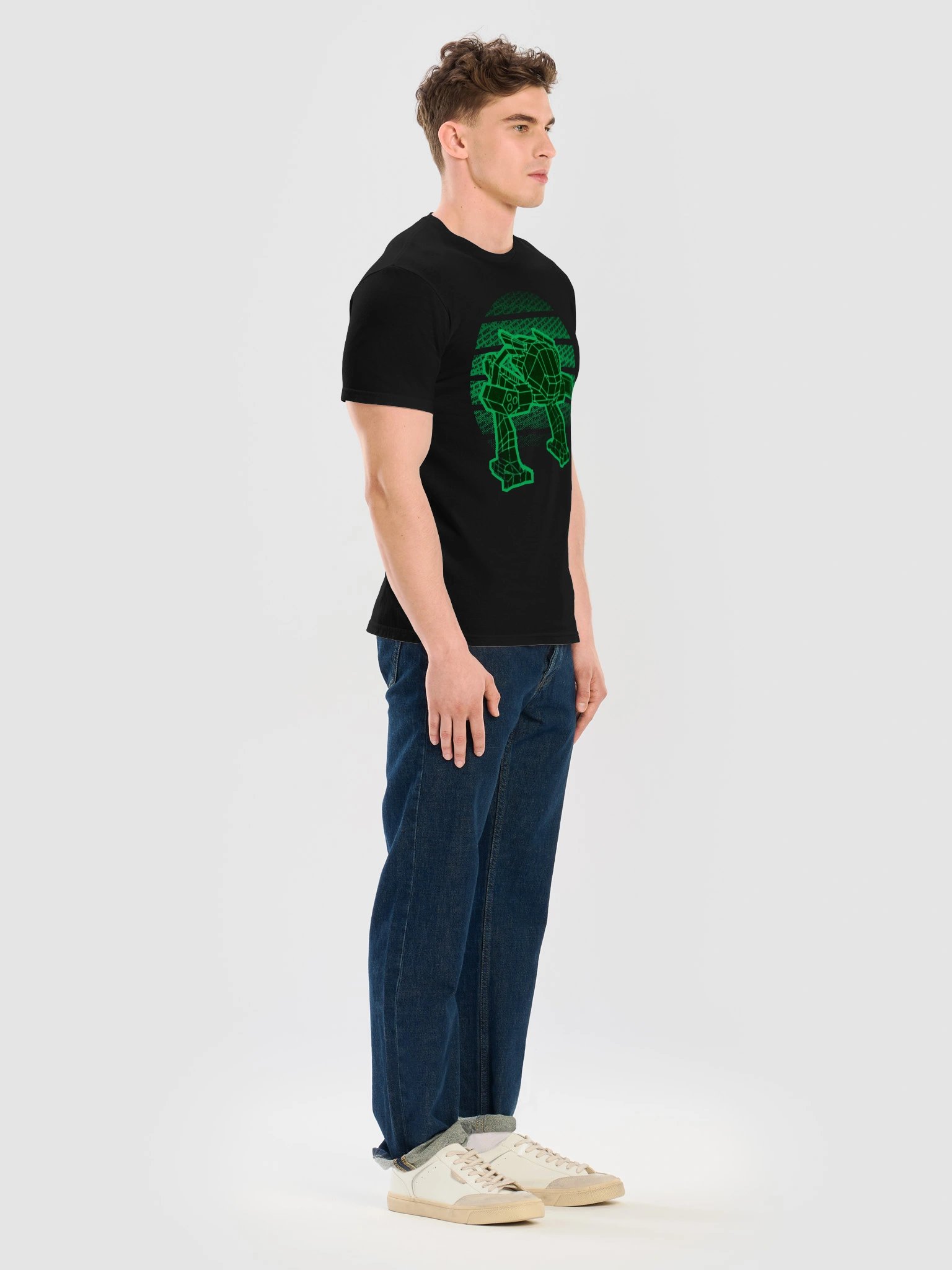 Mecha Shirt Mech Walker Robot Retro Gamer Tee product image (6)