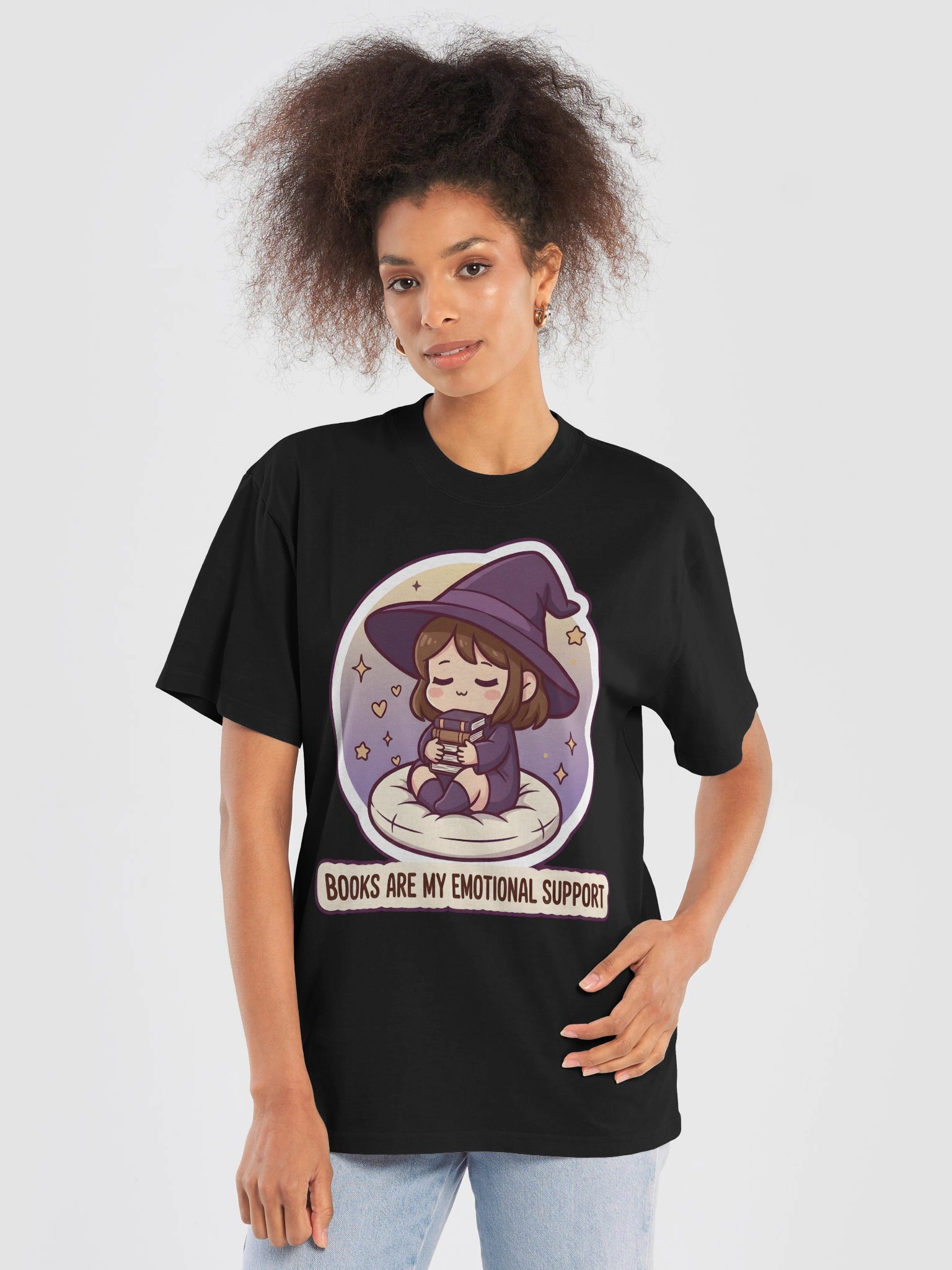 Books are my emotional support - Oversized T-Shirt product image (5)