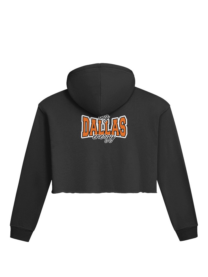 Big Dallas Energy Bella + Canvas Crop Hoodie - Logo on Back product image (2)