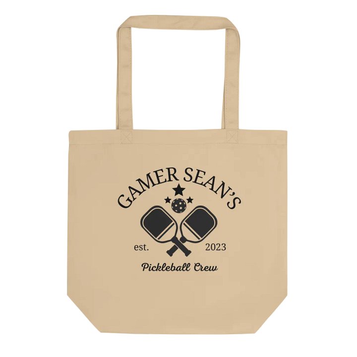 Gamer Sean's Pickleball Crew Cotton Tote product image (1)