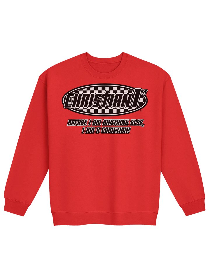 Christian 1st Checkered, Lte Sweatshirt product image (1)
