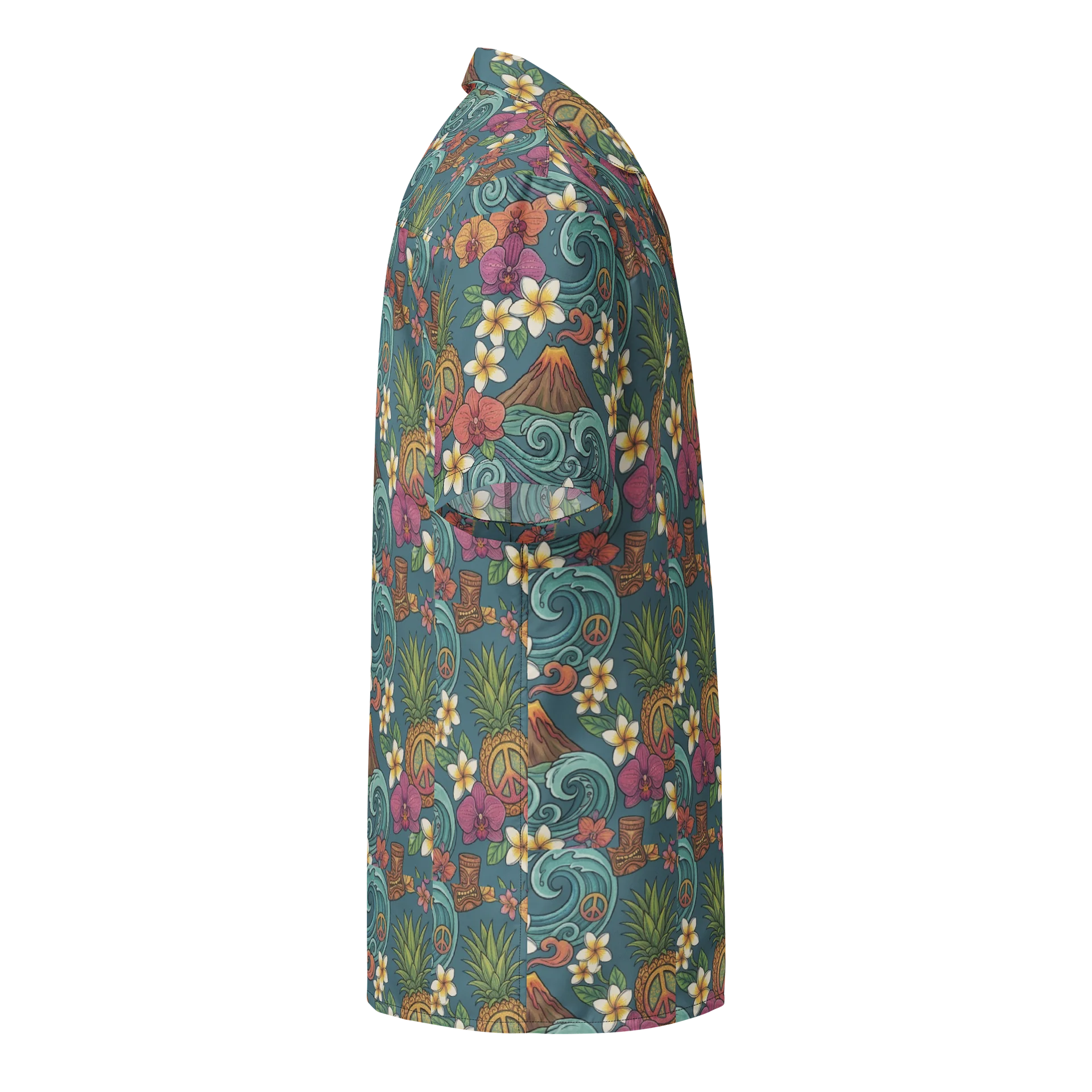 Tiki Wave Psychedelic Hawaiian Shirt product image (4)