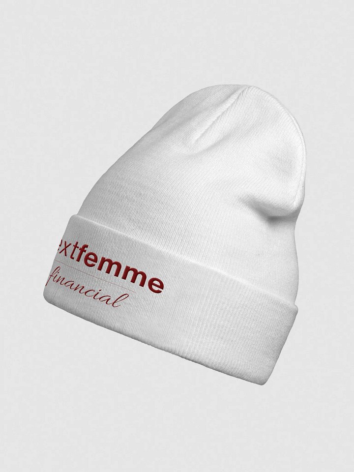 Knit Beanie with Maroon Logotype product image (2)
