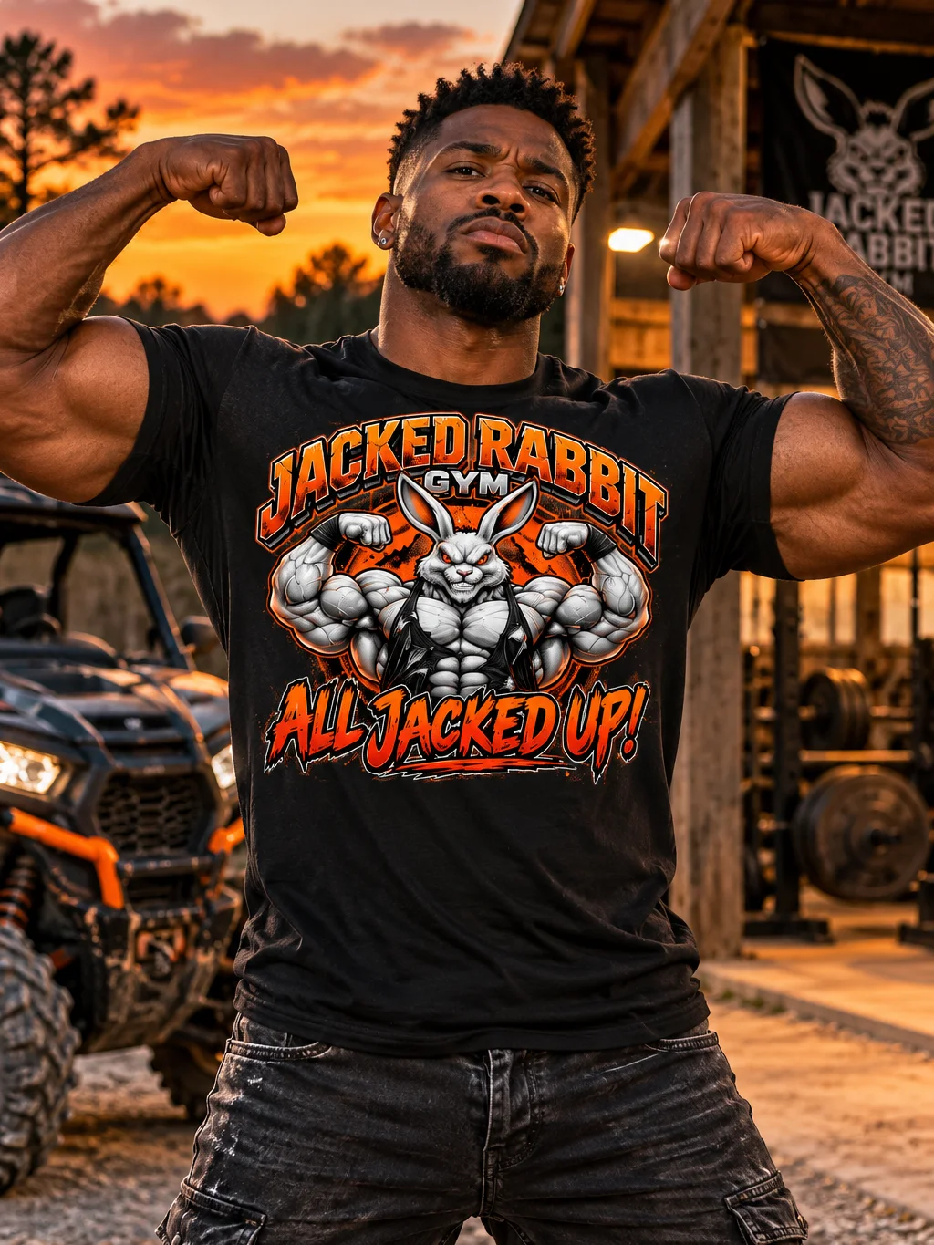 Jacked Rabbit Gym – All Jacked Up Tee product image (25)