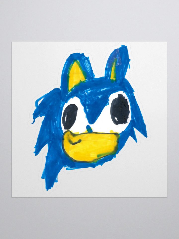Hand-Drawn Hedgehog - Decal product image (1)