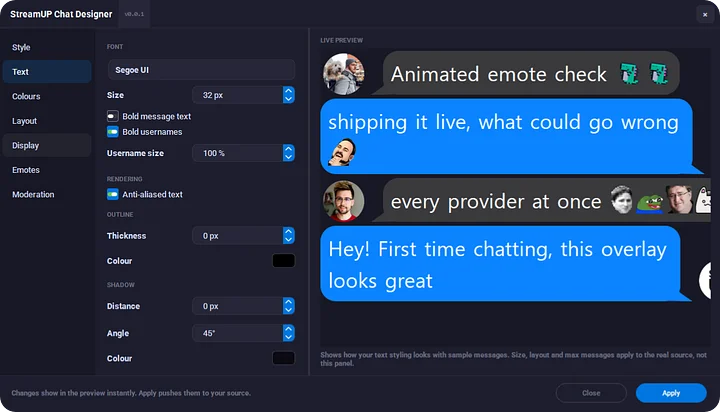OBS Plugin - StreamUP Chat product image (2)