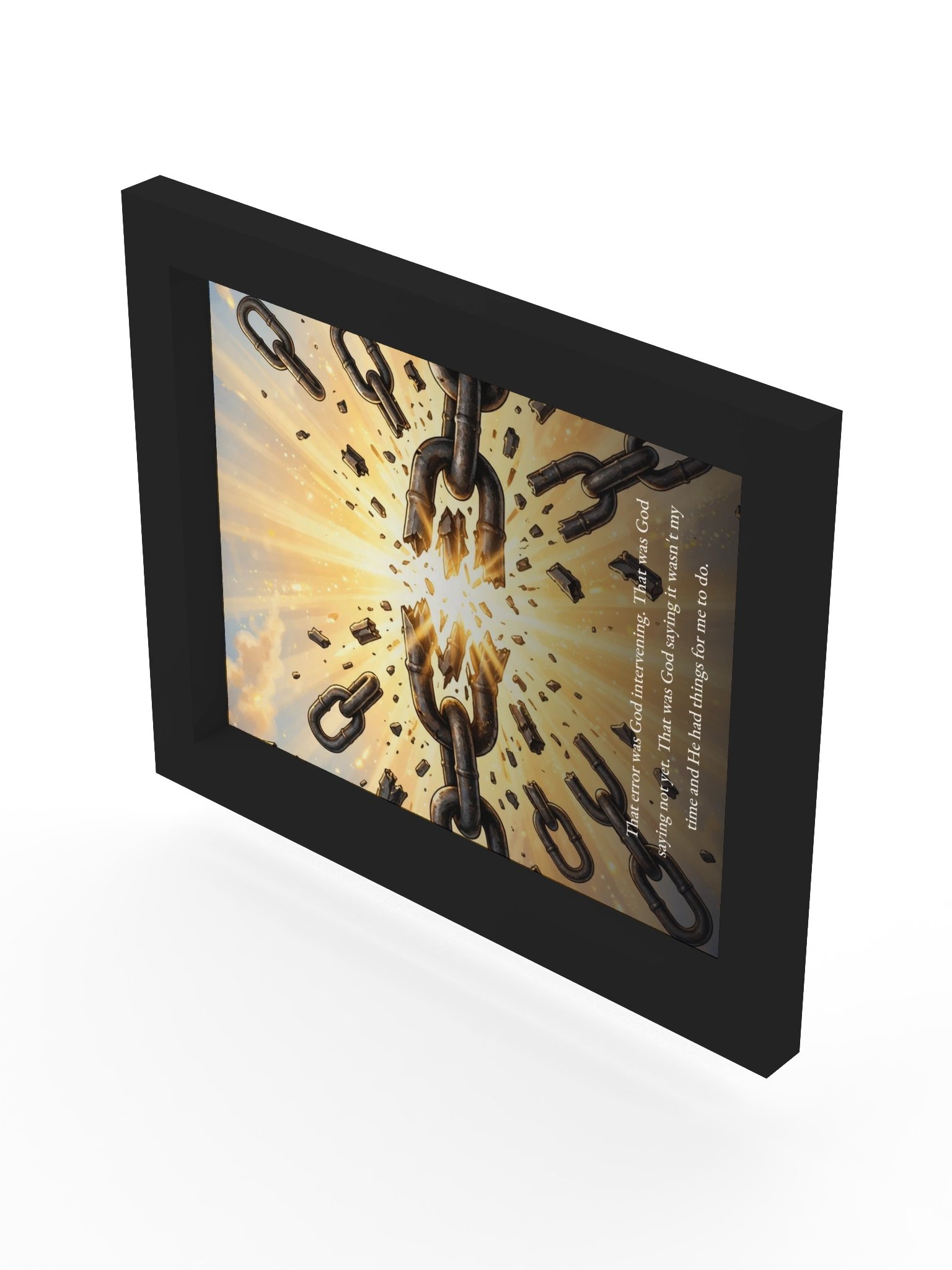 God Intervening Framed Wall Art product image (8)