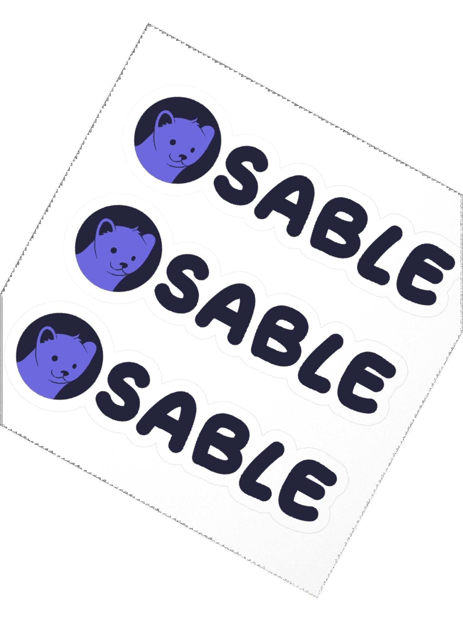 Sable Kiss Cut Stickers product image (8)