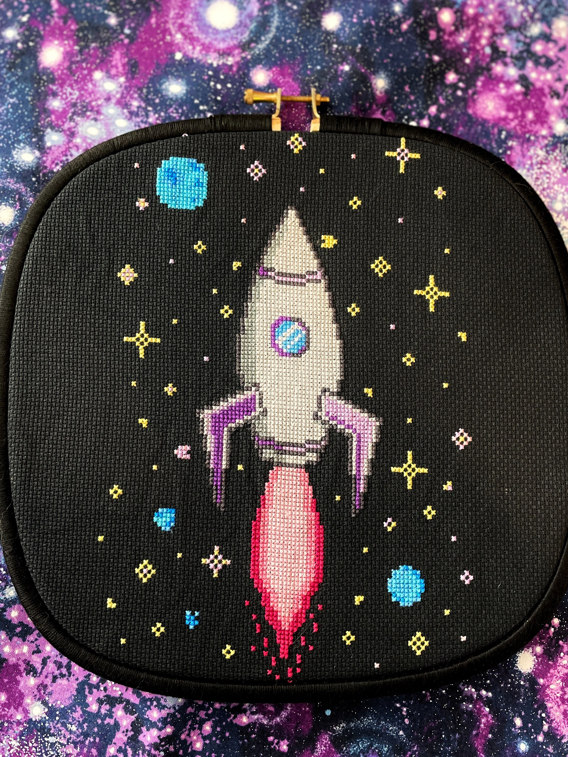 Pastel Rockets - Cross Stitch Pattern product image (1)