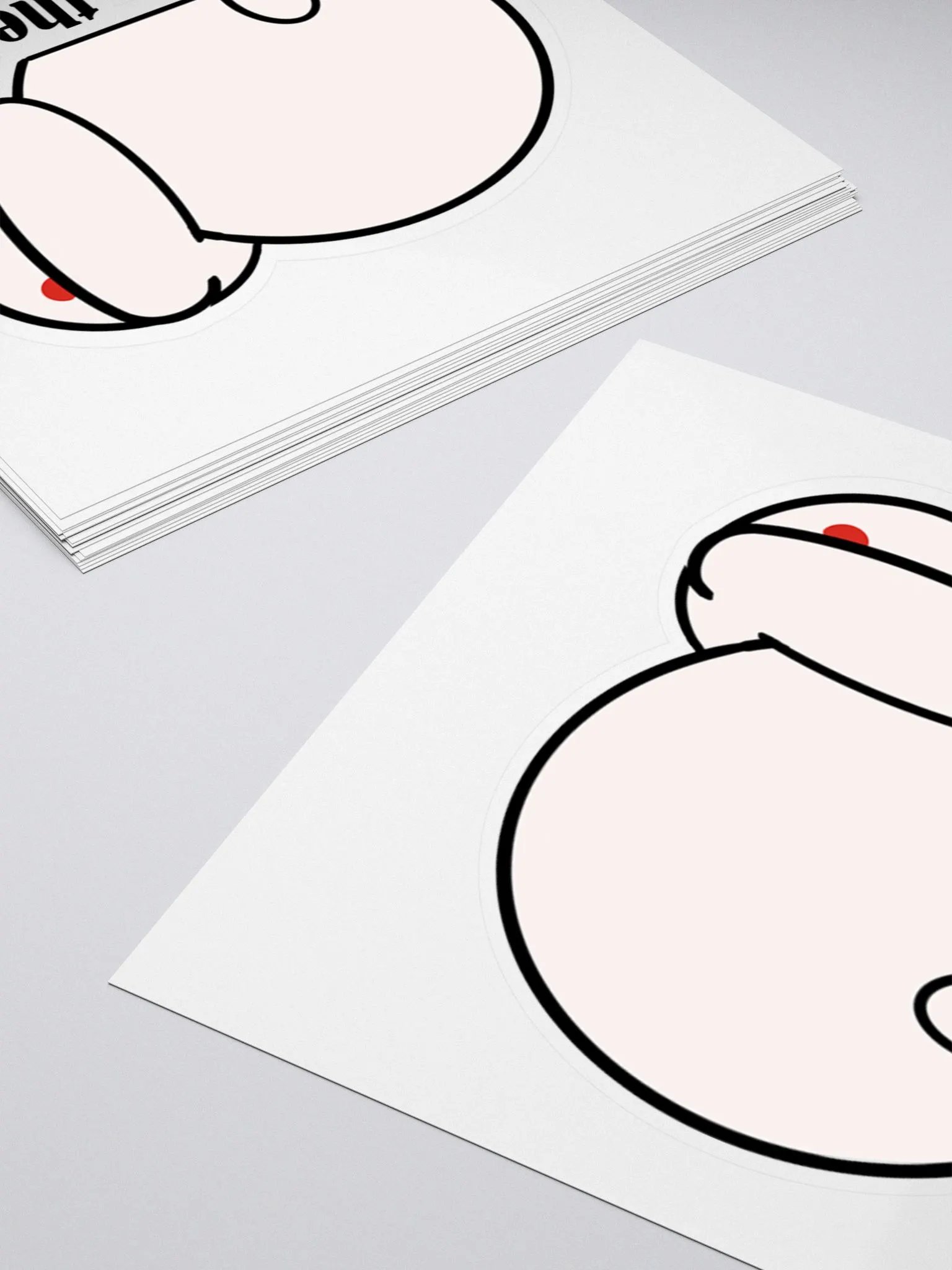 Talk to the butt bunny sticker product image (4)