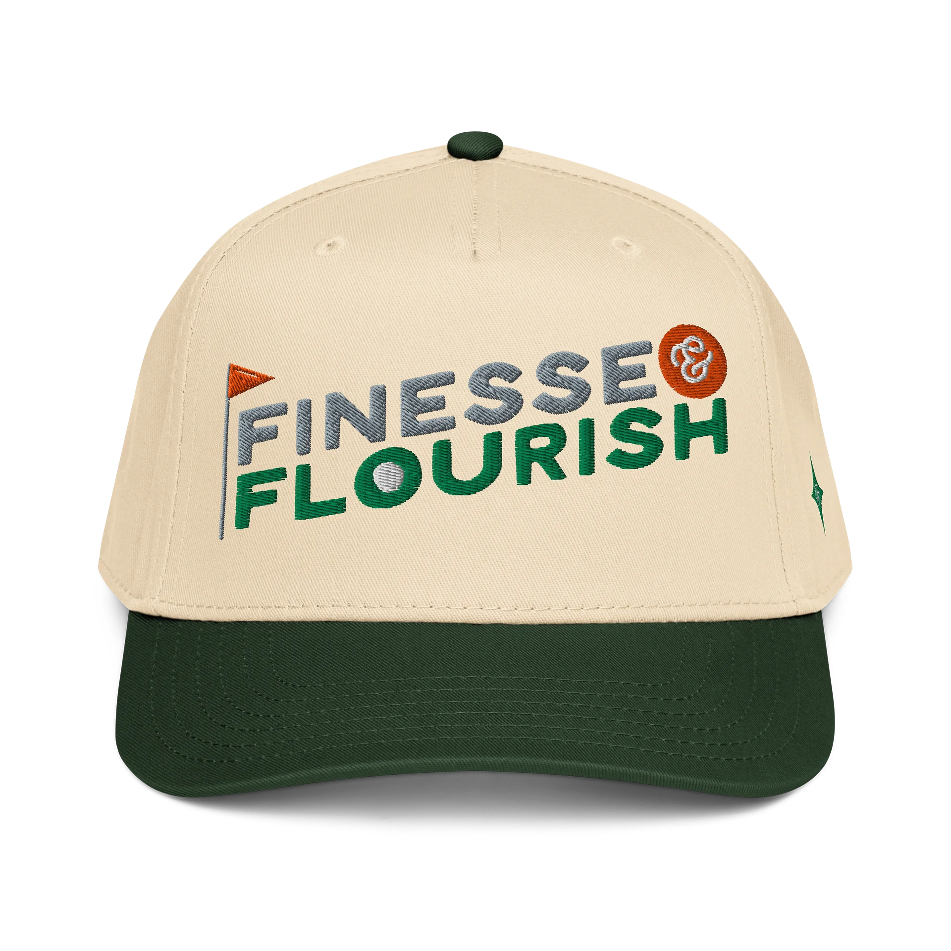F&F Flag Mid-Profile Baseball Cap (GRN) product image (1)