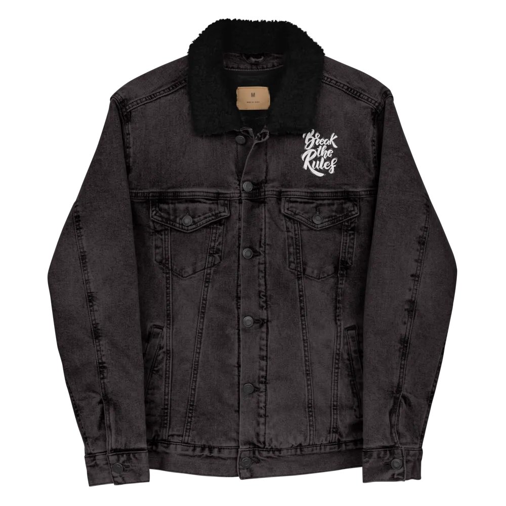 BREAK - Cosmic Symbol Unisex Denim Jacket product image (11)