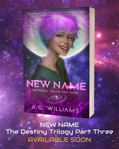 It's time for a Cover Reveal!! As promised, here is the GORGEOUS cover for New Name, book 3 in the Destiny Trilogy. Massive s...
