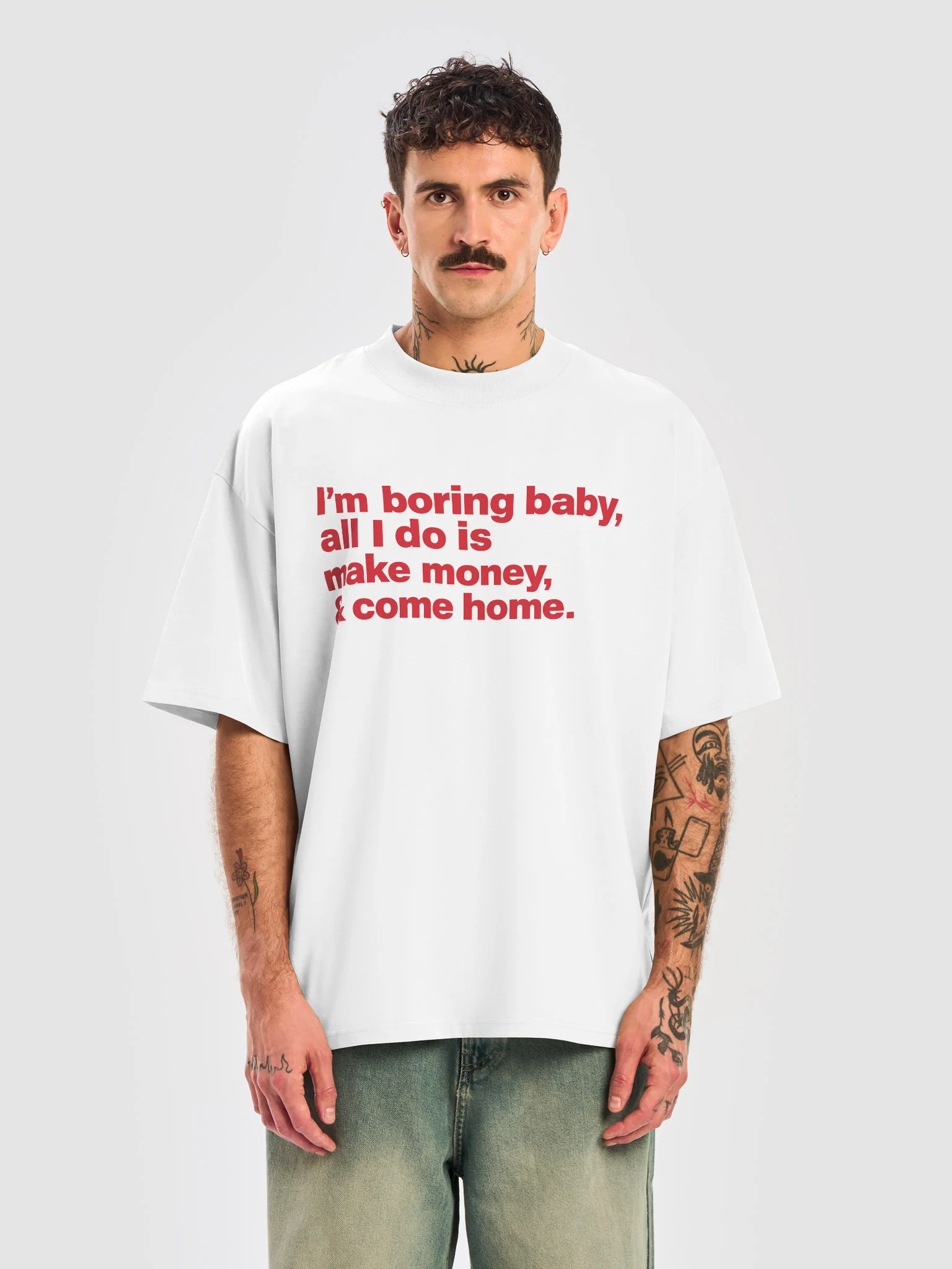 Boring Baby Oversized Tee product image (5)
