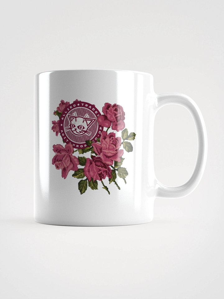 Claws and Thorns Alli Cat Floral Coffee Mug product image (1)