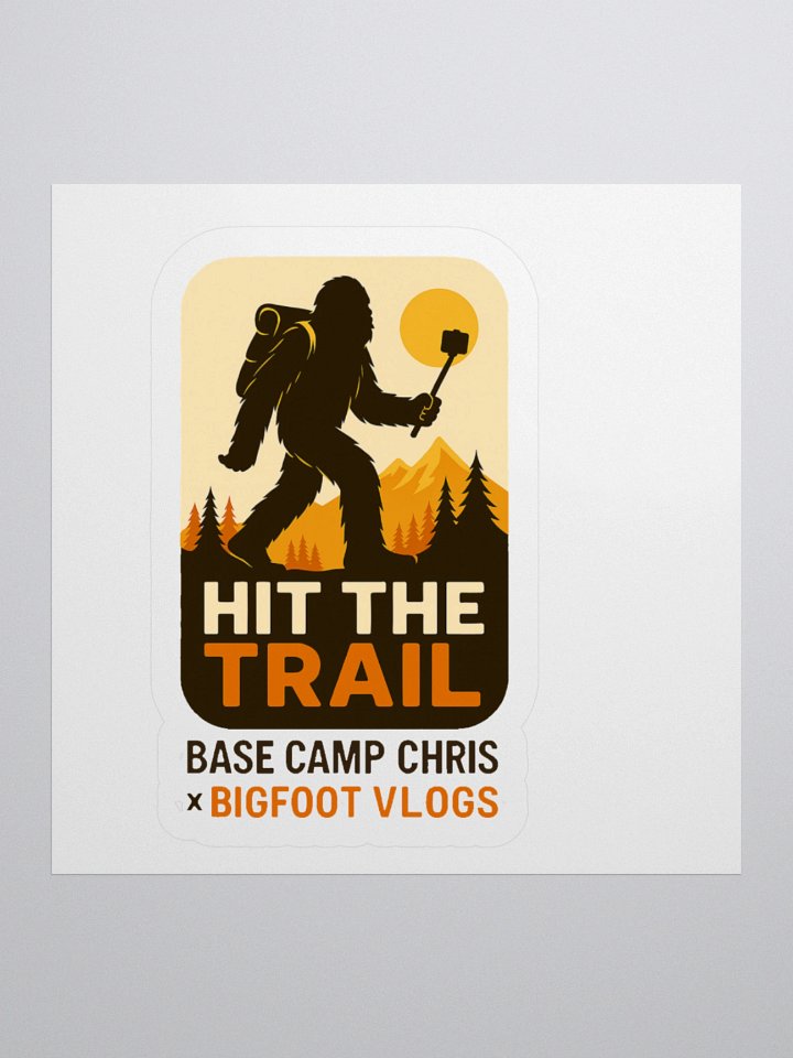 Hit the Trail Sticker product image (1)