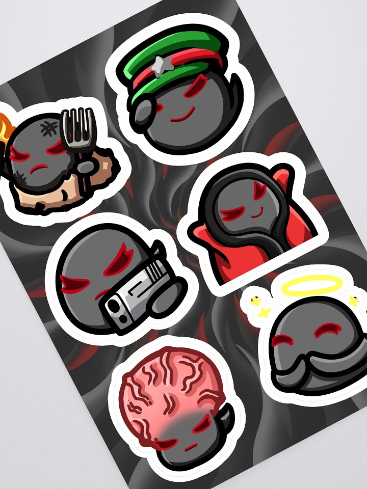Emote Sticker Sheet 2 product image (1)