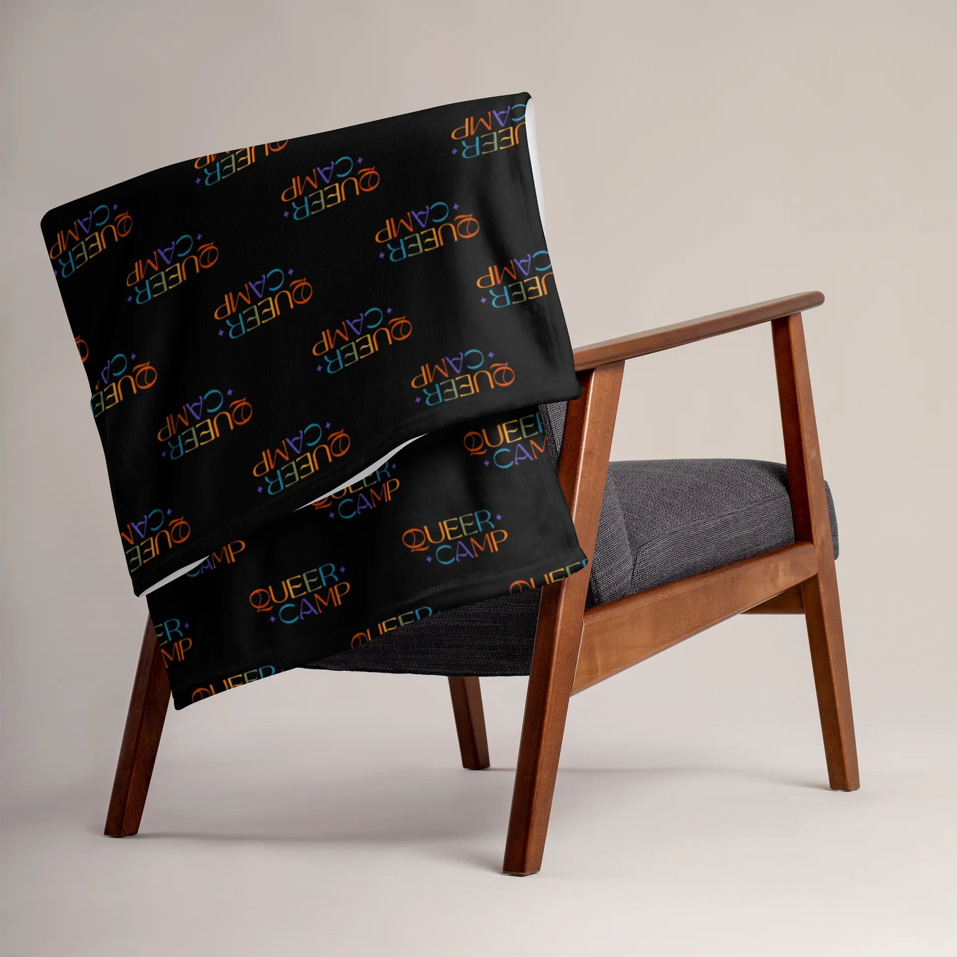 Cozy Queer Vibes Throw Blanket product image (2)
