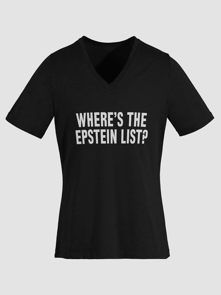 Where's the Epstein List? product image (1)