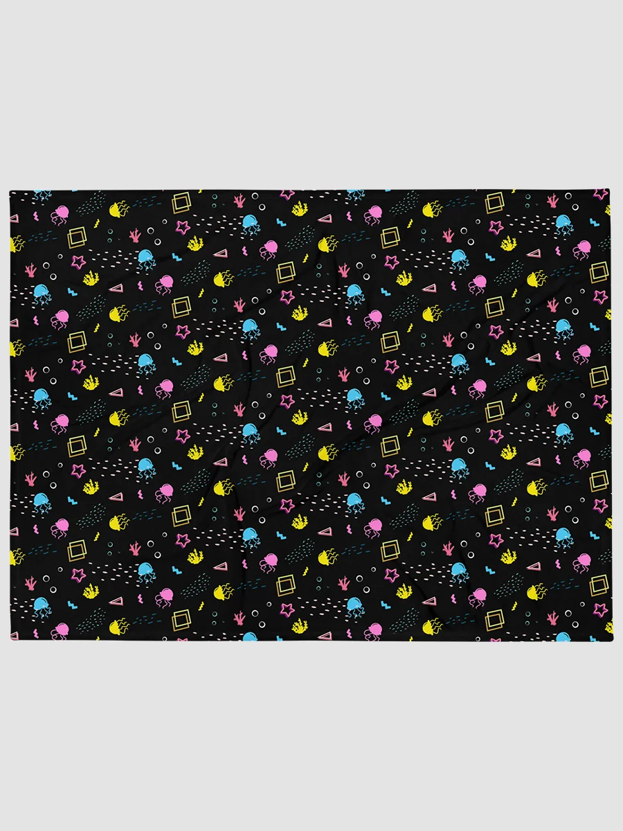 Shifty Seas dark pattern fleece throw blanket product image (3)