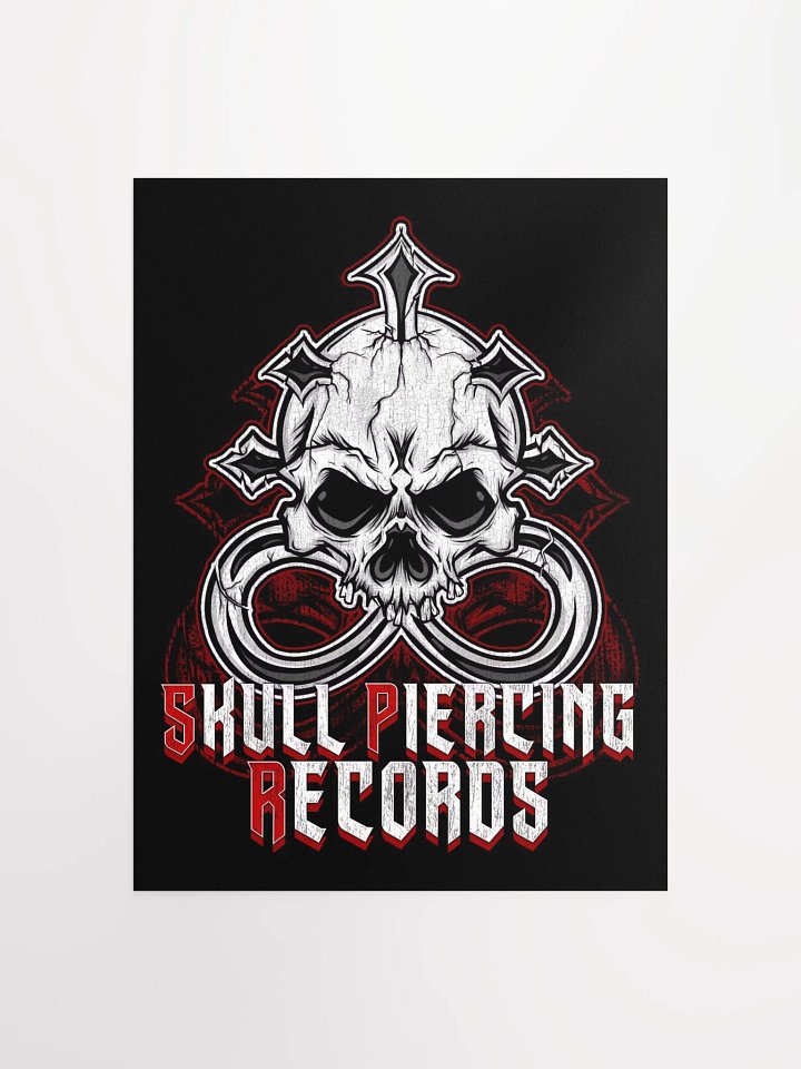 Skull Piercing Records Matte Poster product image (1)