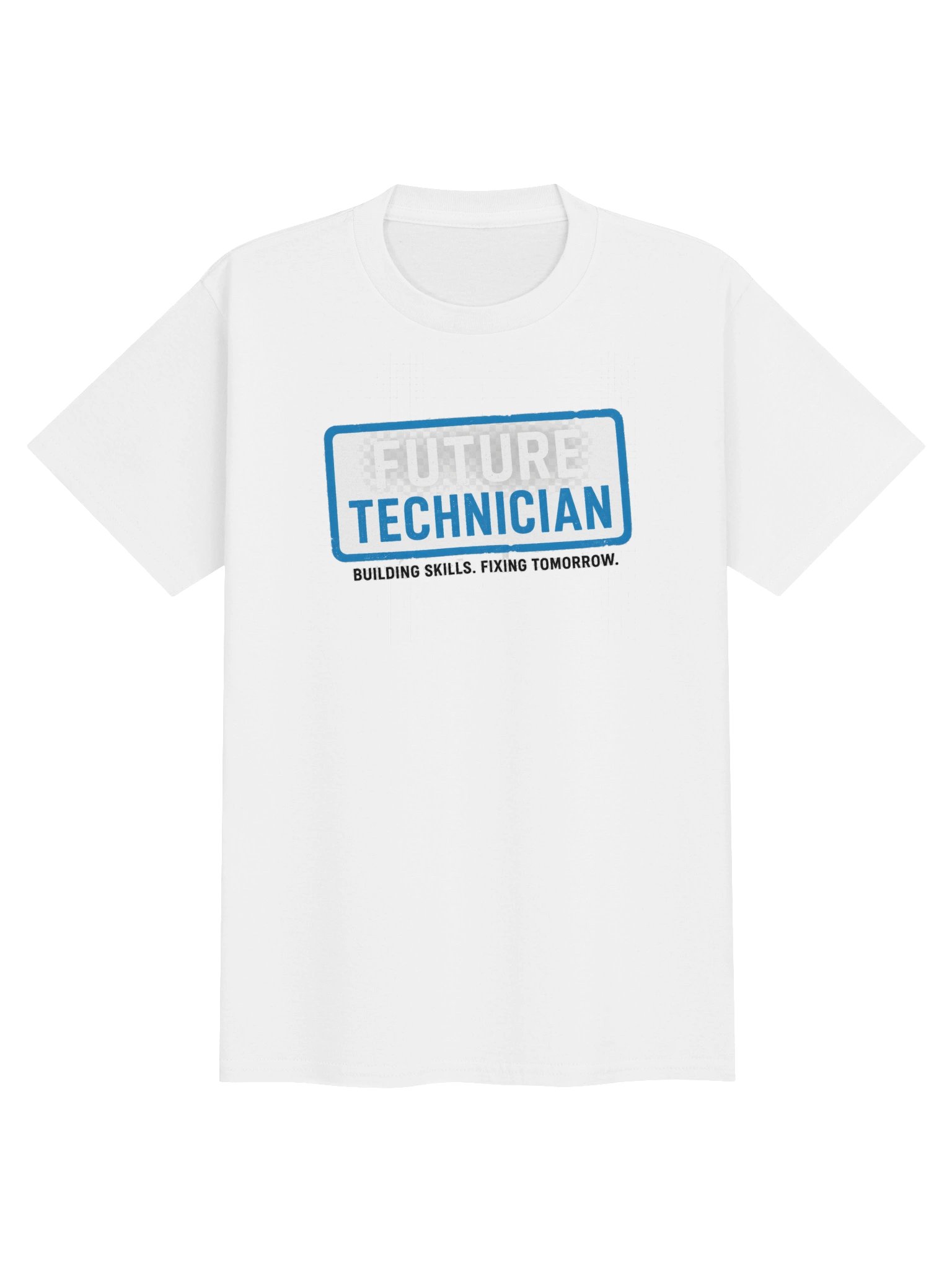 Future Technician Youth T-Shirt - White/Blue product image (1)
