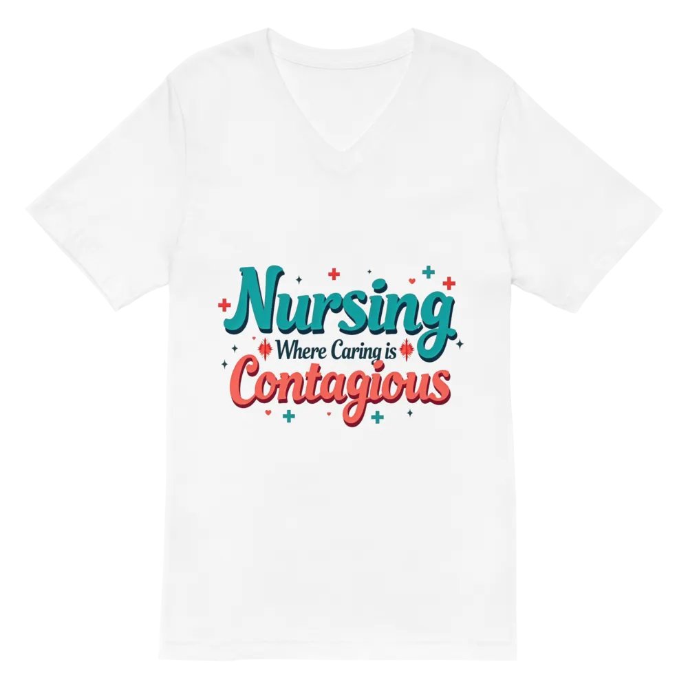 Contagious Care V-Neck Tee product image (2)