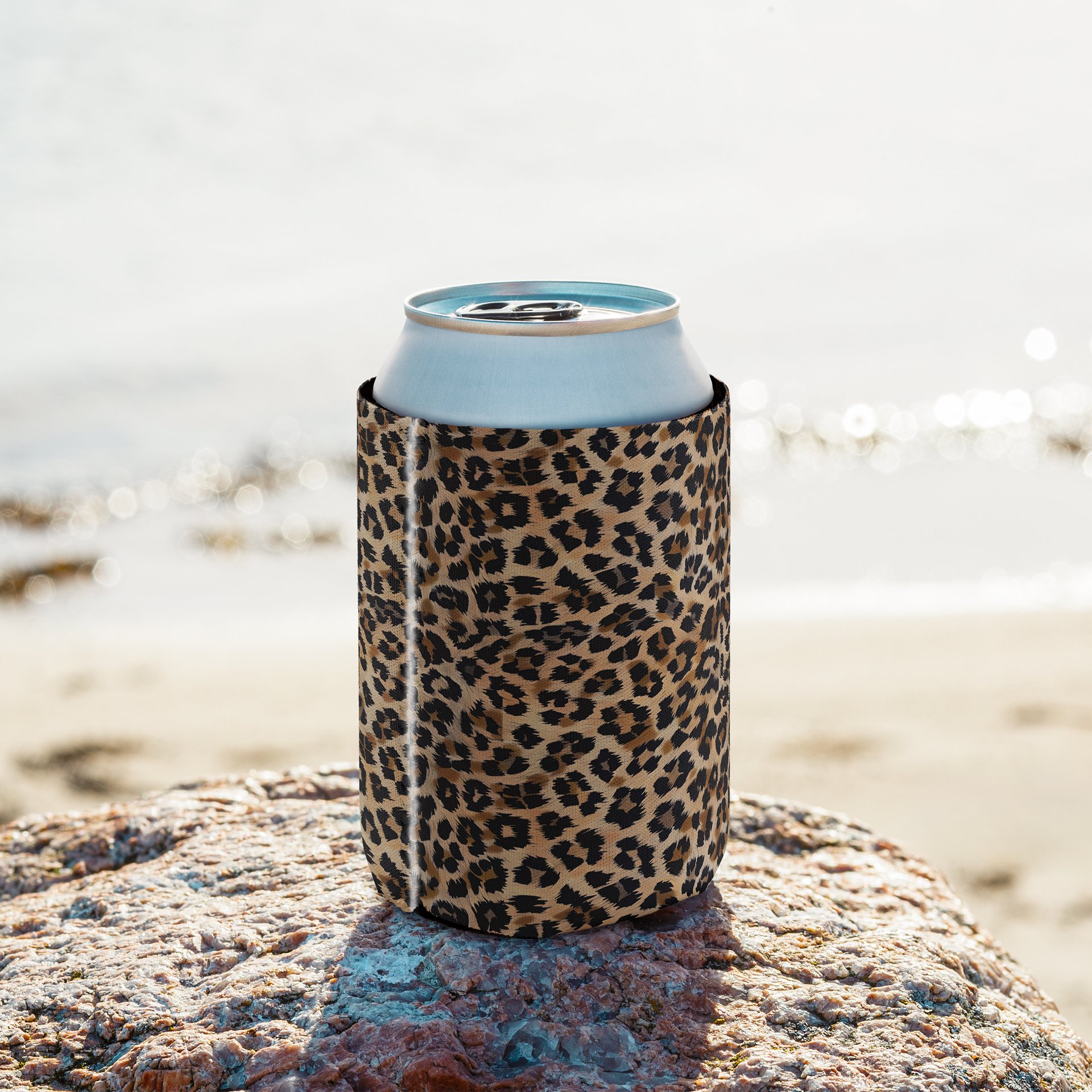 Bold Leopard Print Can Cooler for Hot Days product image (9)