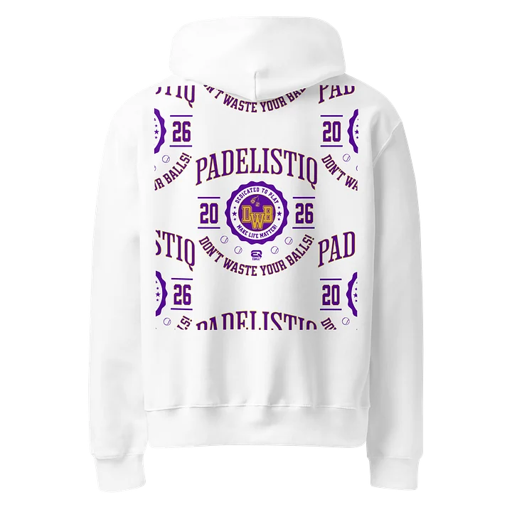 Dedicated to Play Bella Premium Sporty Hoodie EQALL® PADELISTIQ_Purple_Multiprint product image (1)