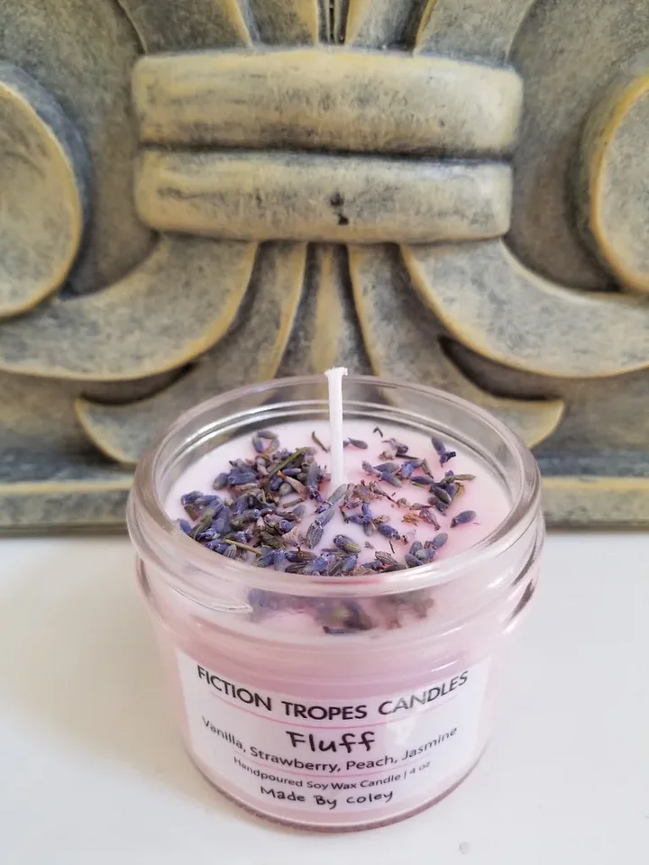 Mini Fluff Candle (Fiction Tropes Candles) product image (1)