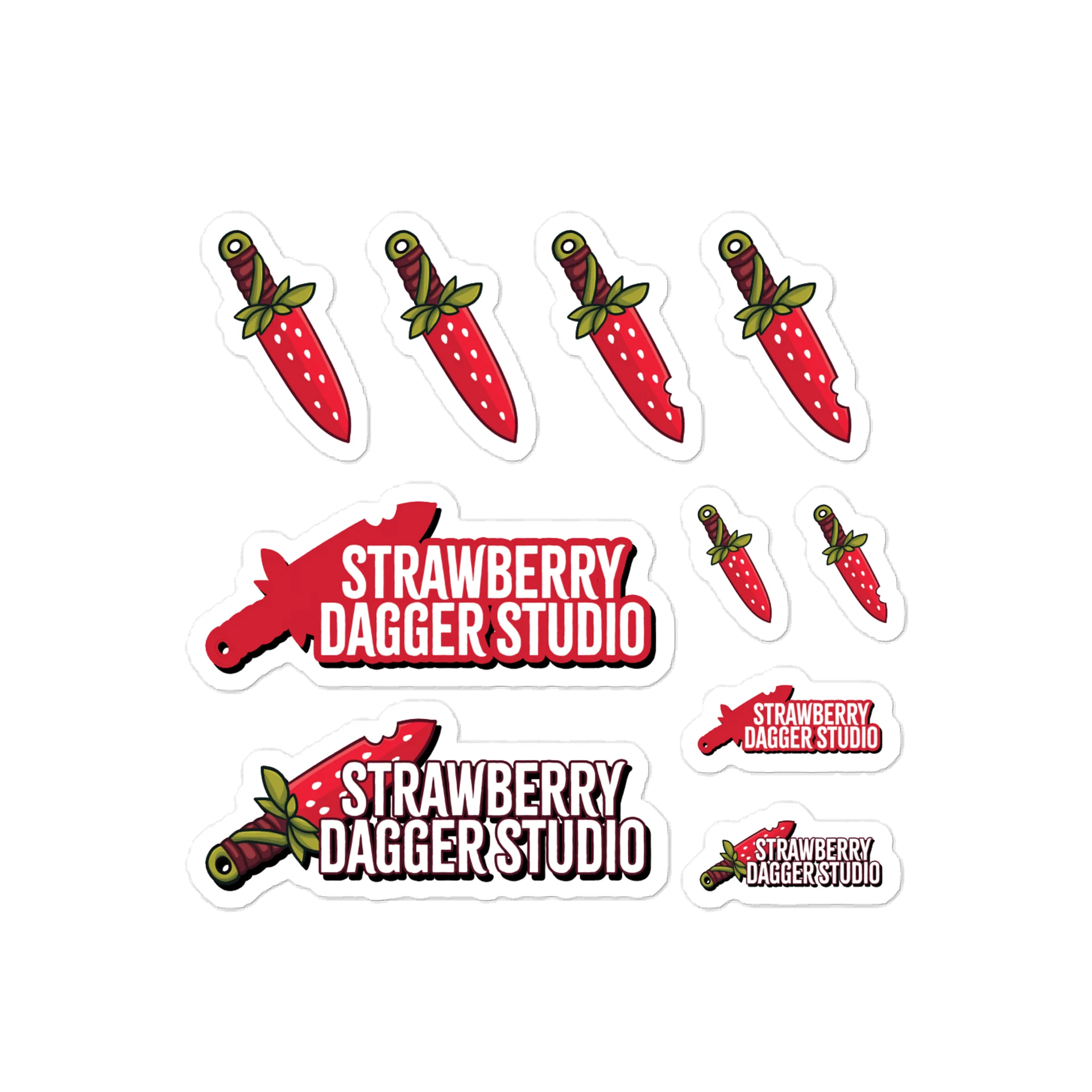 Strawberry Dagger Studio Die-Cut Stickers Set product image (1)
