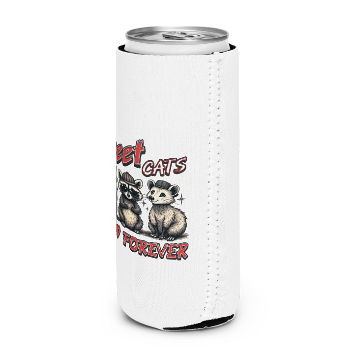 Street Cats Weird Forever Raccoon Can Cooler product image (2)