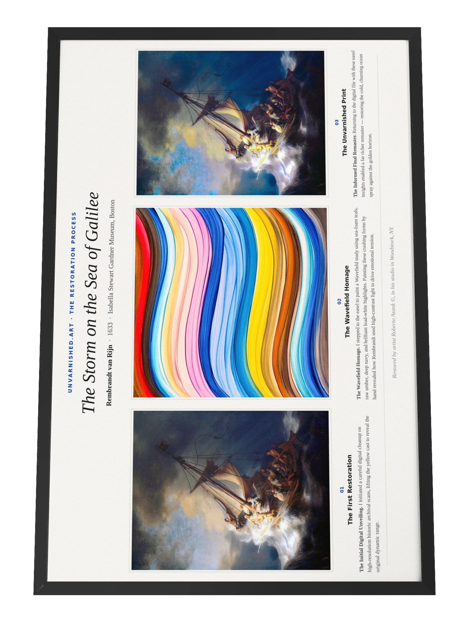 The Storm on the Sea of Galilee — Framed Process Poster product image (1)