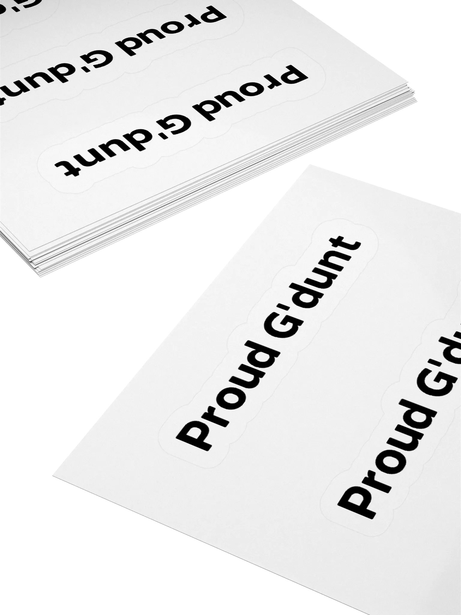 Pround G'dunt Stickers product image (12)