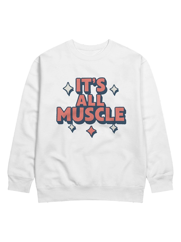ITS ALL MUSCLE – Retro Typography Design product image (1)