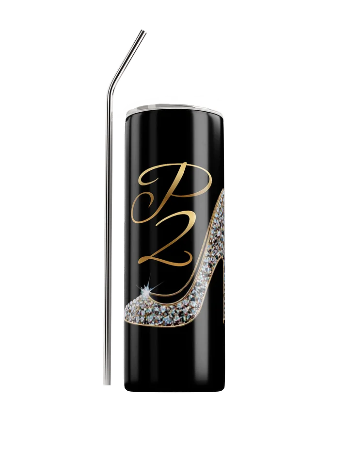 Poised Princess Crystal-Encrusted P2 Stainless Steel Tumbler product image (1)