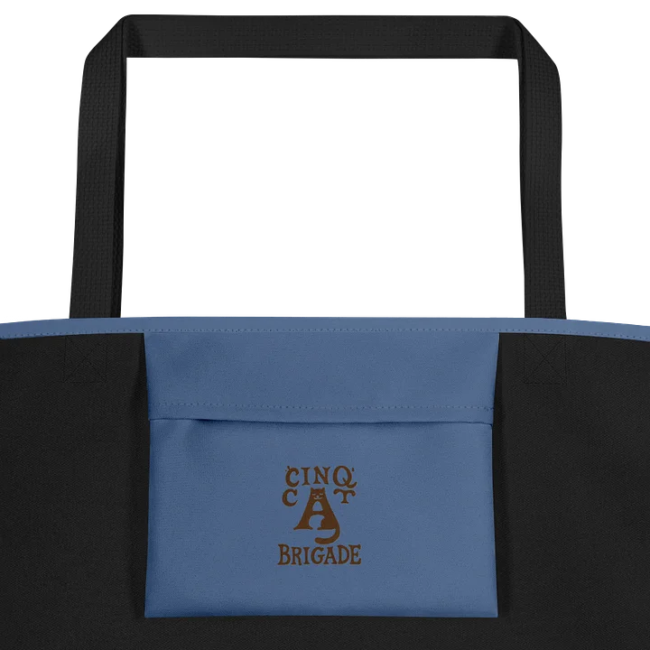 Cat brigade winter Large Tote Bag product image (2)