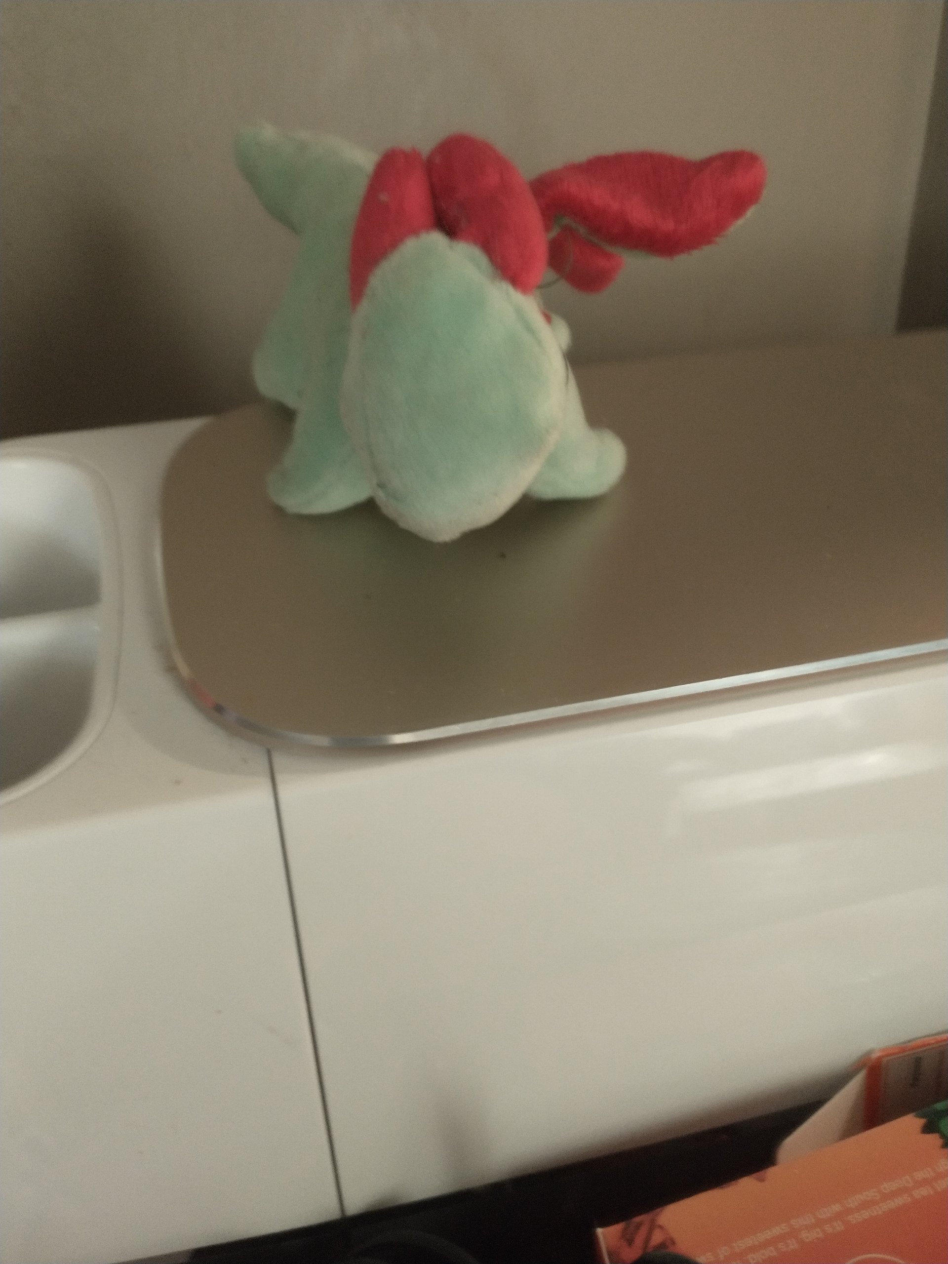 Tiny Green and Red Dragon Plushie product image (3)