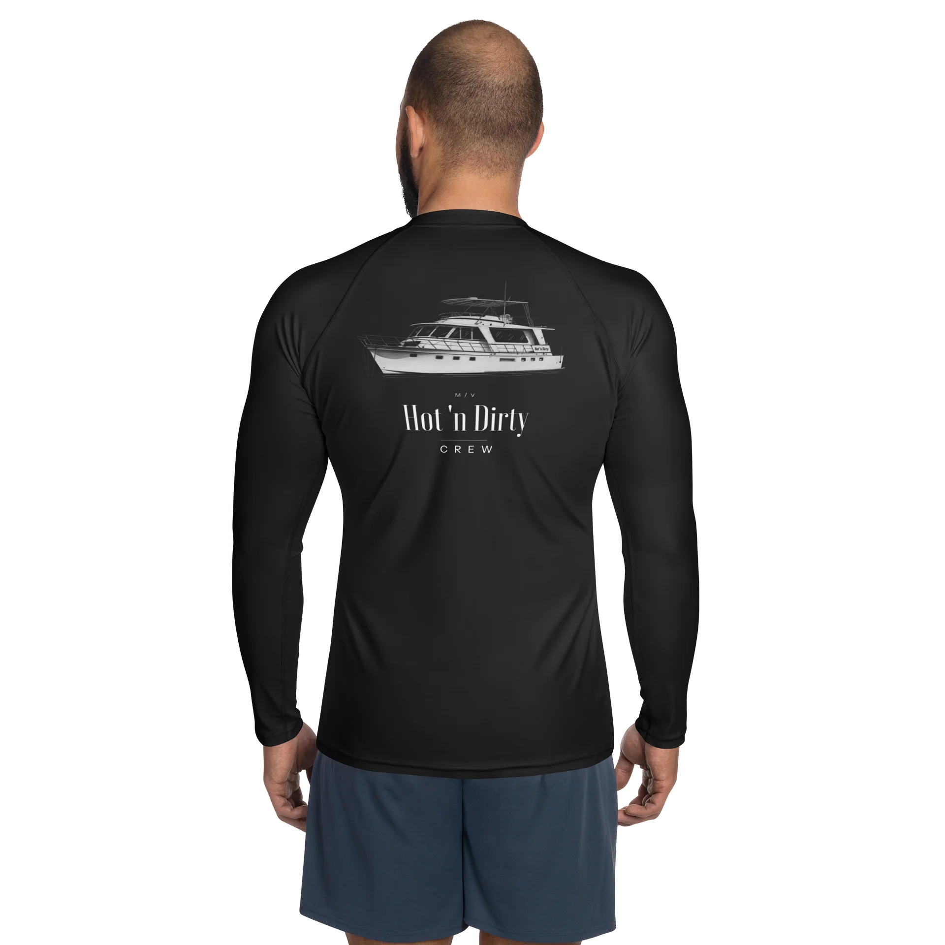 Hot 'n Dirty Crew Men's Rash Guard - Near Black product image (2)