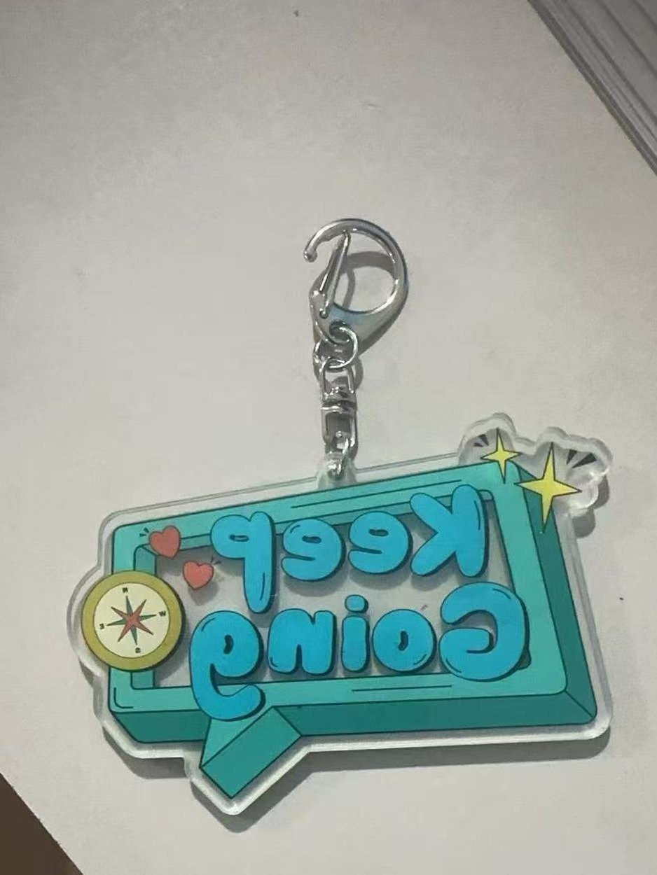 keep going ♡ acrylic keychain product image (6)
