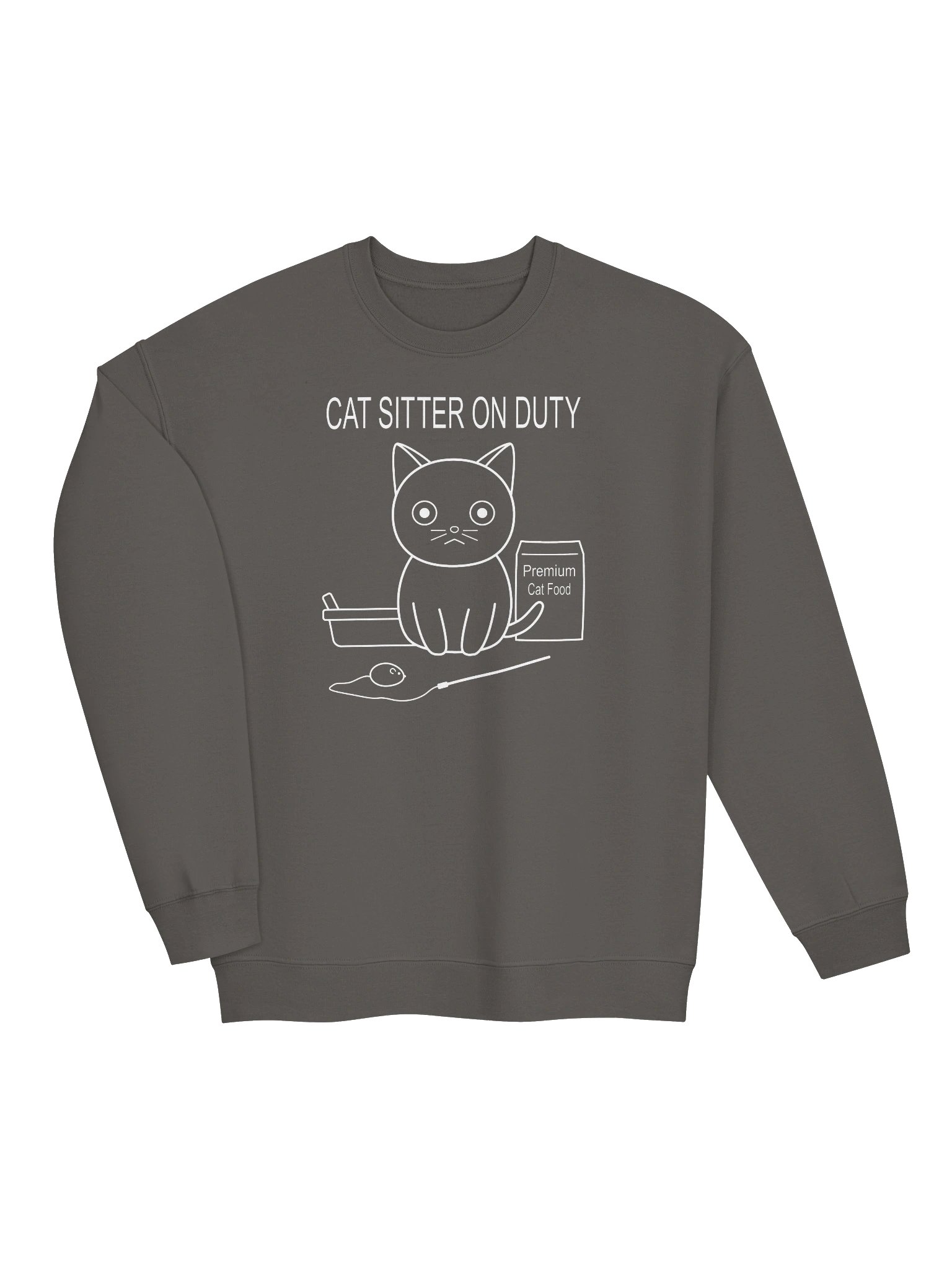 Cat Sitter on Duty - Unisex Adult Sweatshirt product image (11)