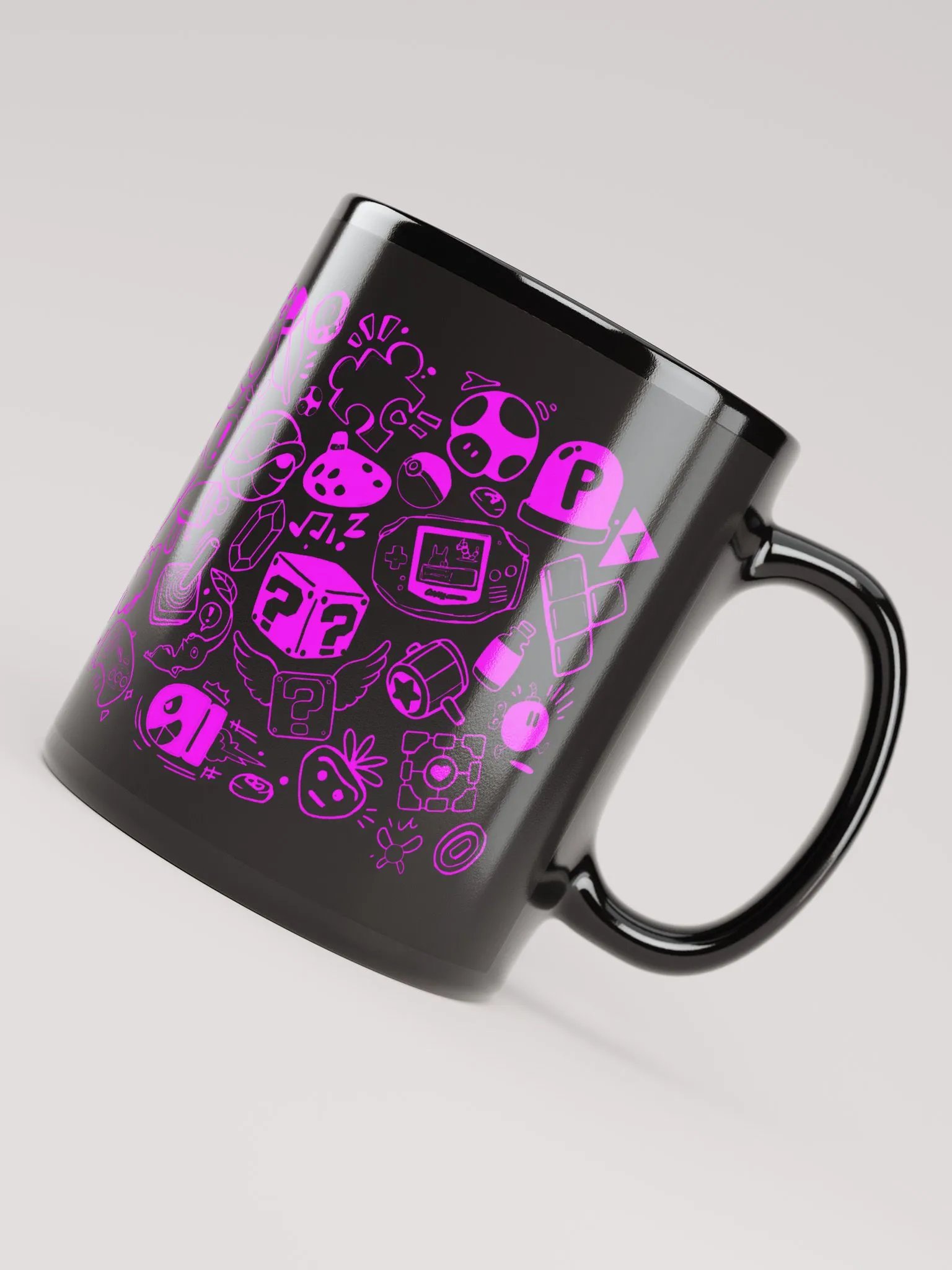 Black Mug - Pink Design product image (11)