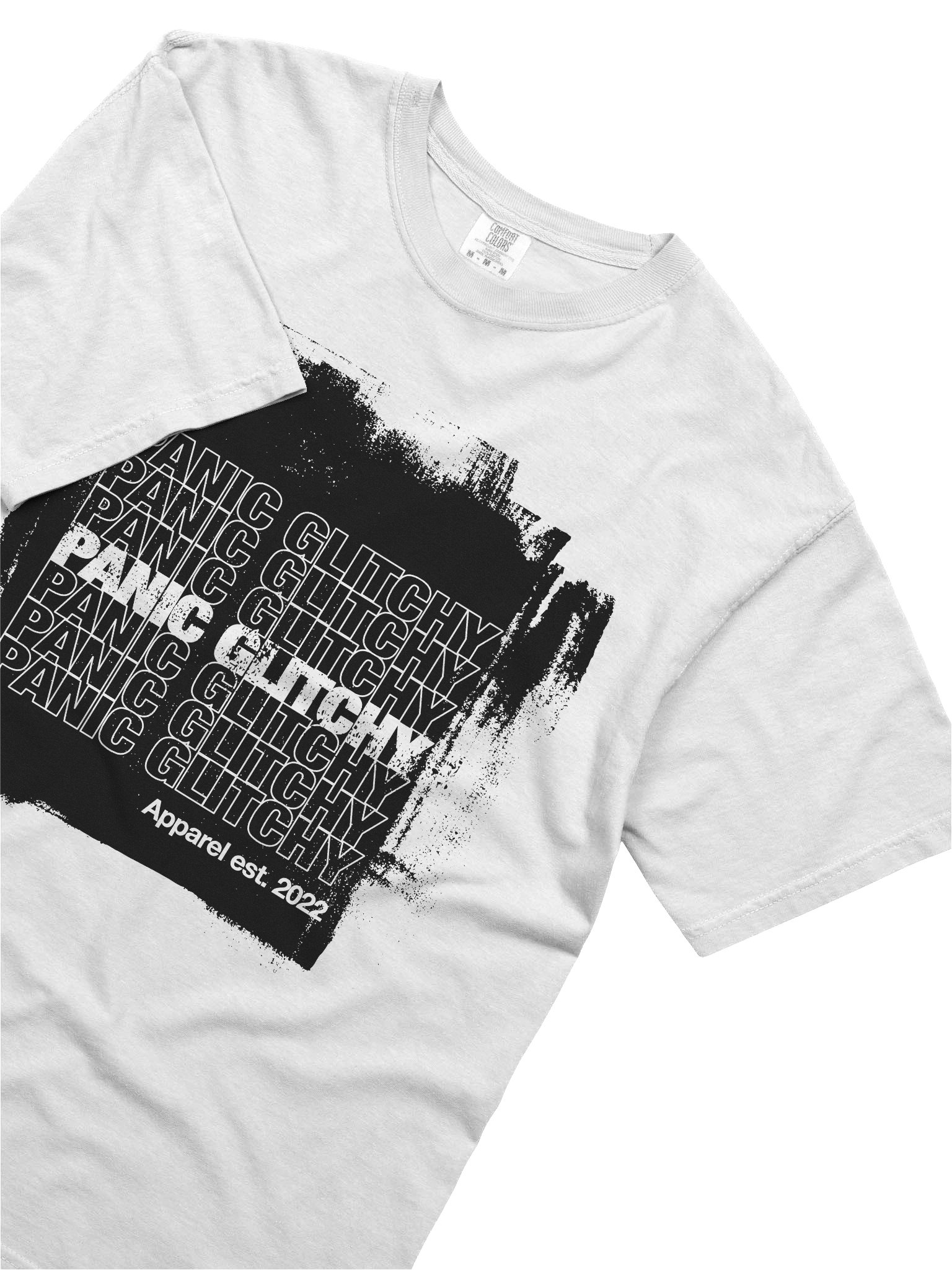 Panic Glitchy Grocery Ink Roller Tee product image (85)