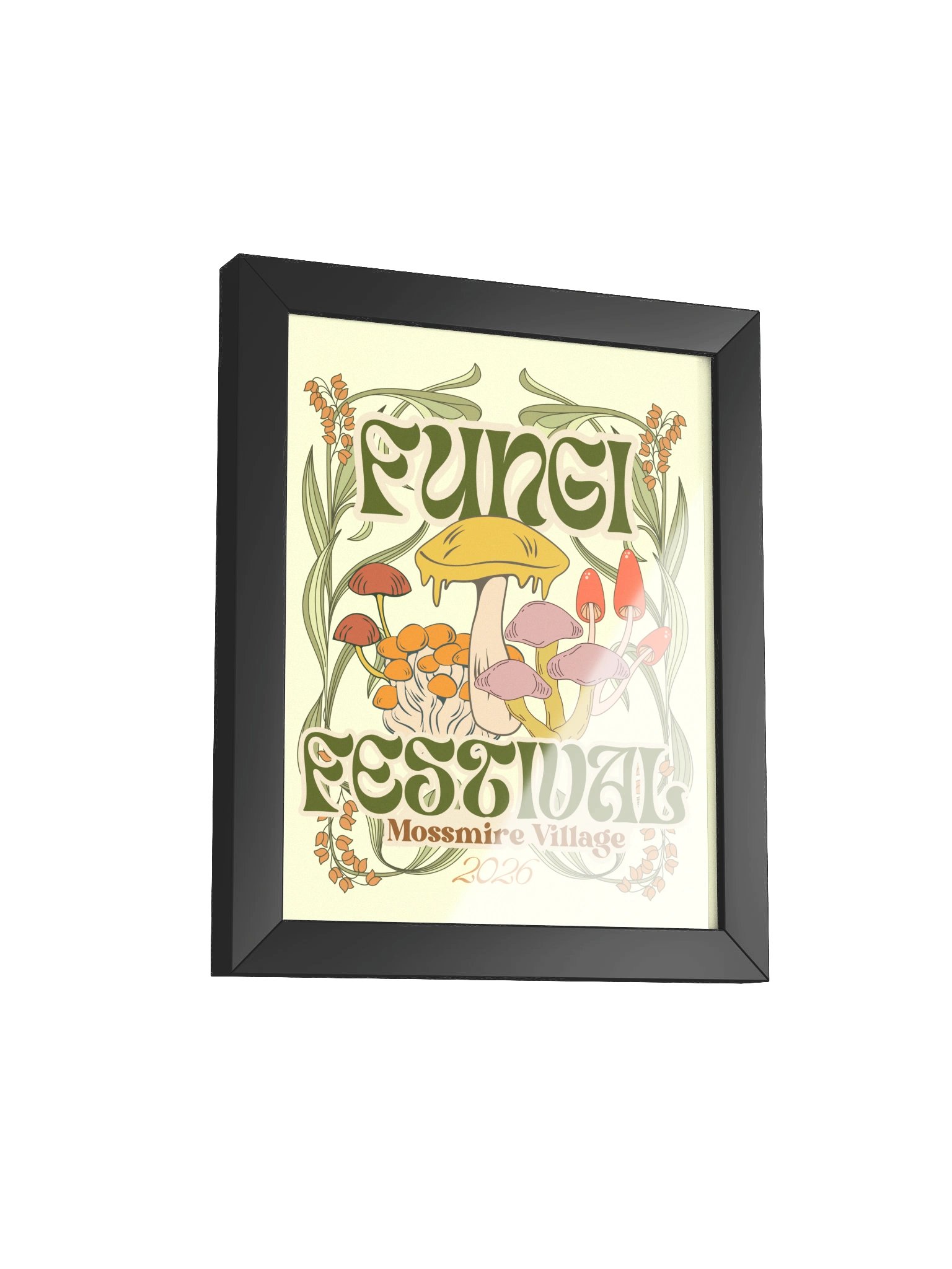Chef's Table SMP: Mossmire Framed Fungi Festival Event Poster product image (7)