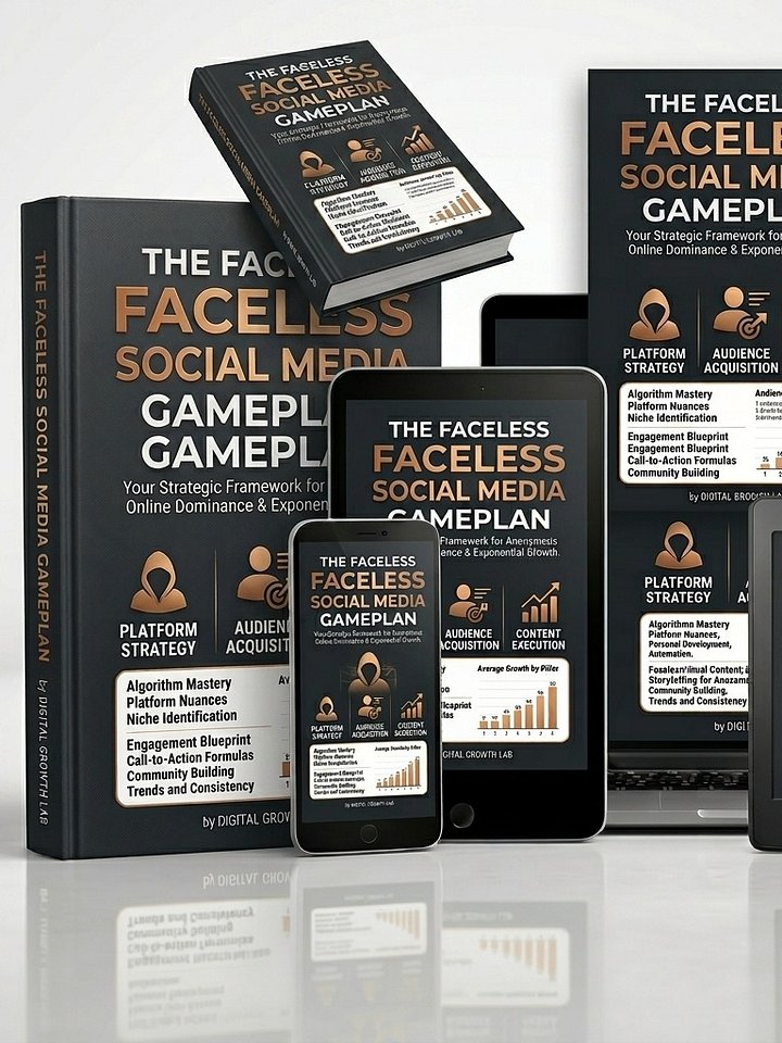 PLR The Faceless Social Media Gameplan | Grow & Monetize Anonymously product image (1)