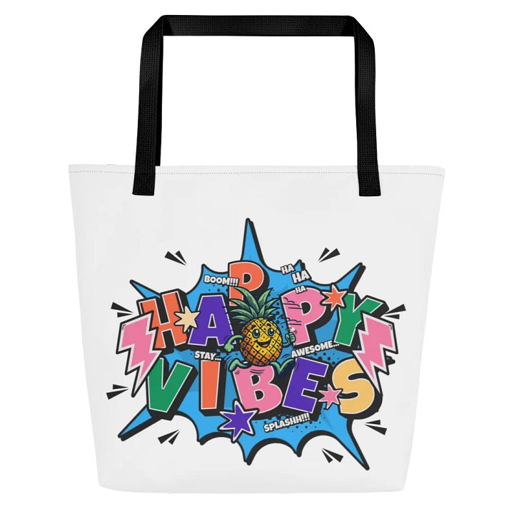 Happy Vibes Tote Bag product image (1)