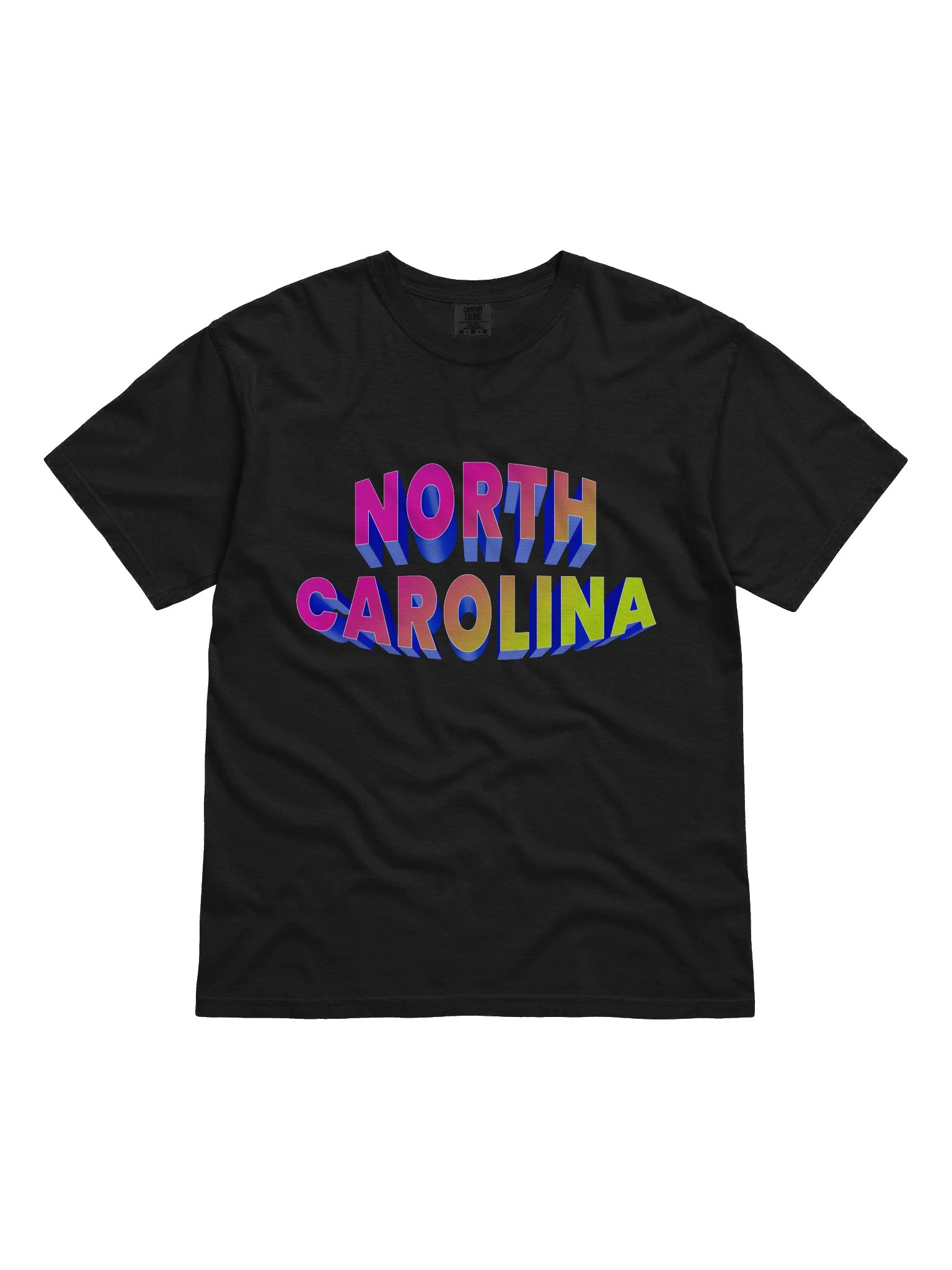 NORTH CAROLINA 3D Gradient Tee product image (1)